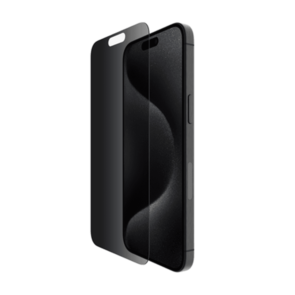 Belkin ScreenForce Pro - TemperedGlass Privacy Anti-Microbial - iPhone 15 Pro Max