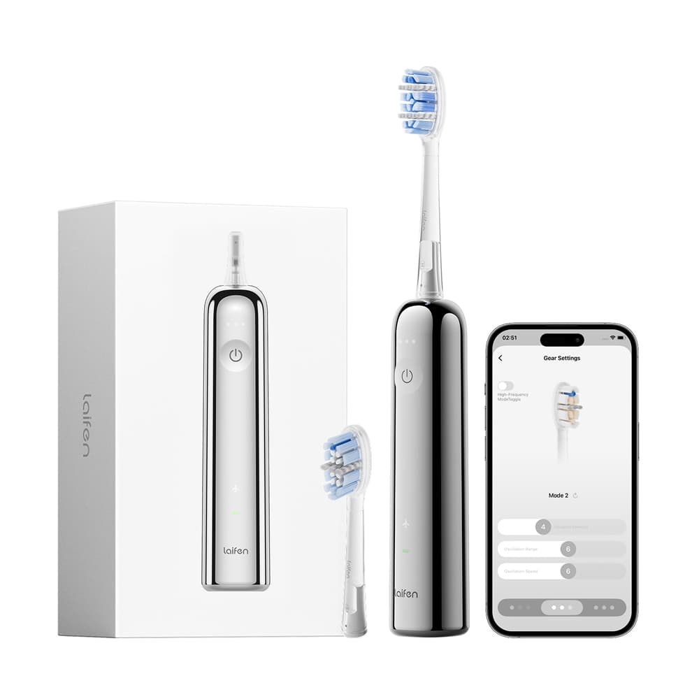 Laifen Wave Pro Electric Toothbrush - Stainless Steel