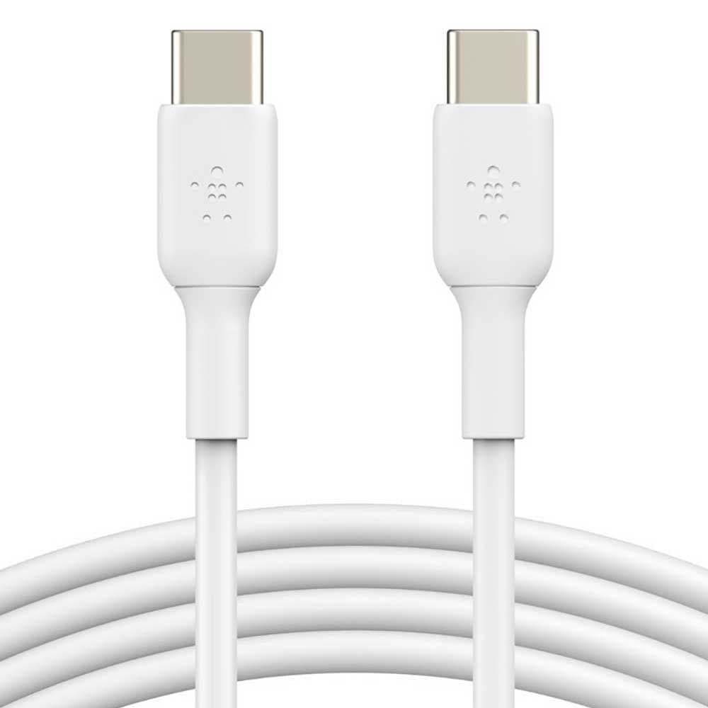 Belkin PVC USB-C to USB-C Cable (60W) - 2m - White