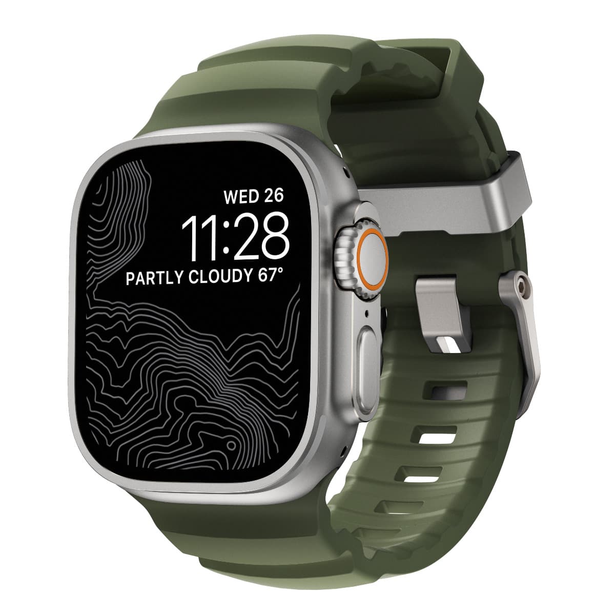 Nomad Rocky Point Band - 42/44/45/49mm - Forest/Natural
