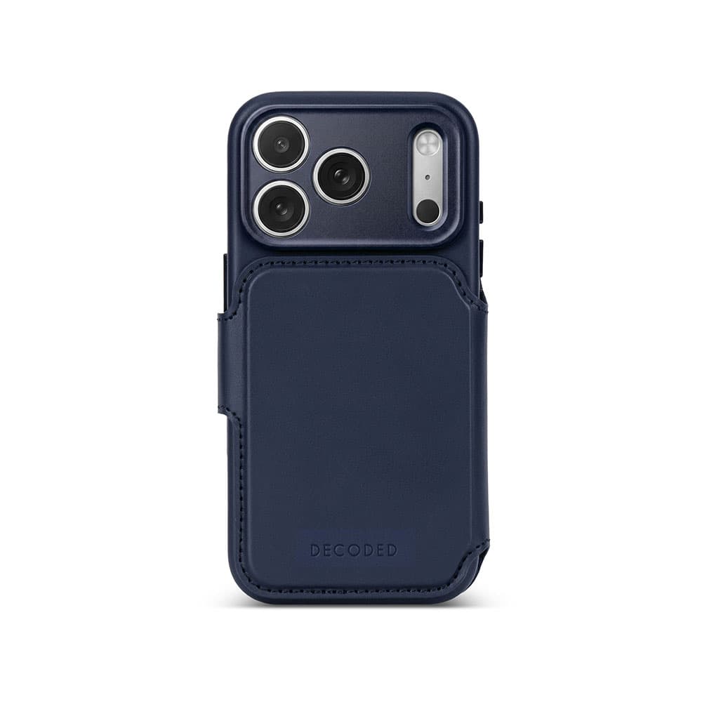 Decoded Leather Detachable Wallet - iPhone 18 Pro Max - Midnight