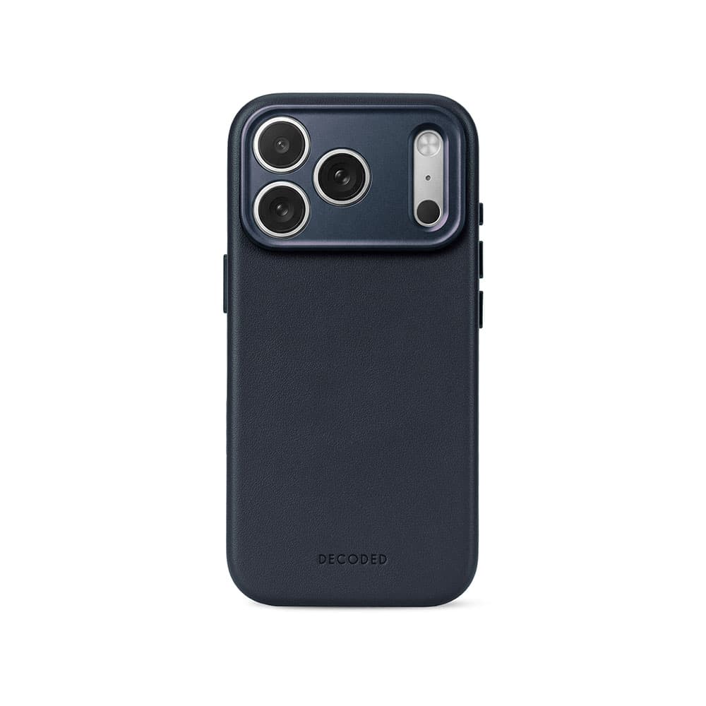 Decoded Leather Backcover - iPhone 18 Pro - Midnight