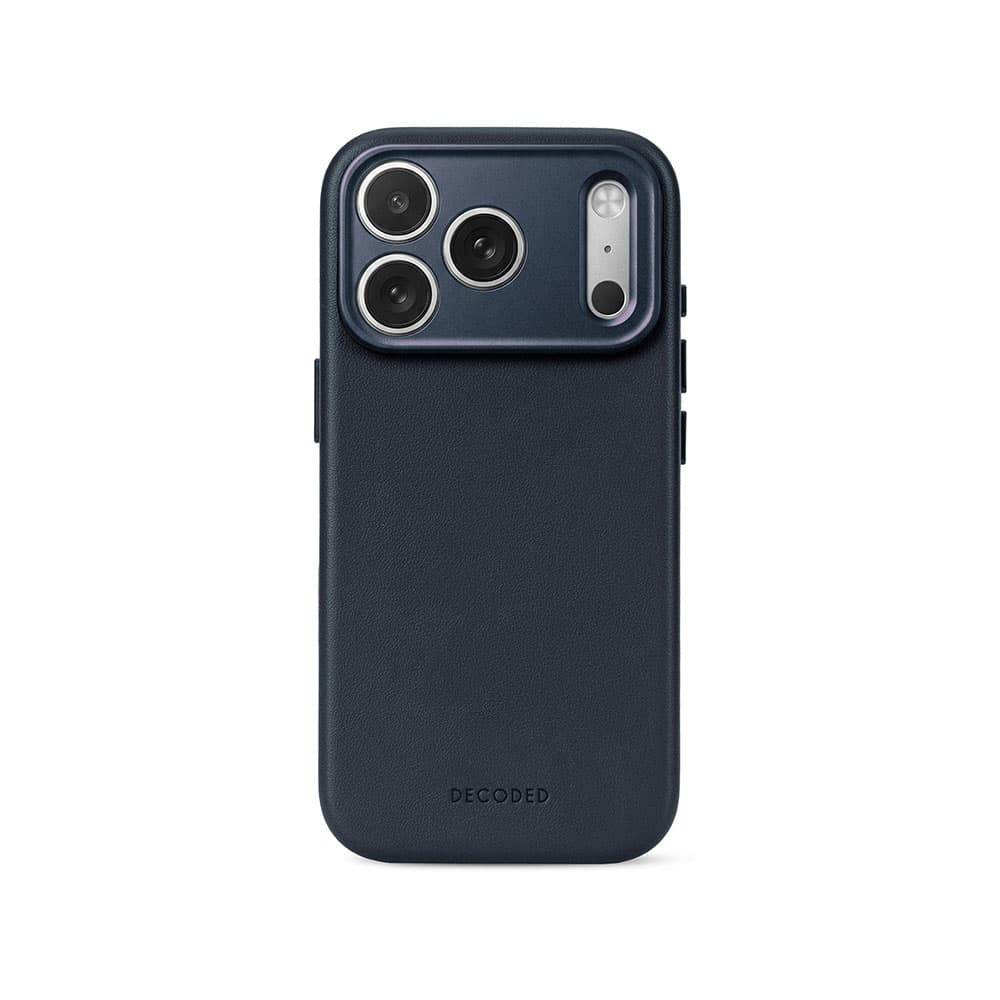 Decoded Leather Backcover - iPhone 18 Pro Max - Midnight