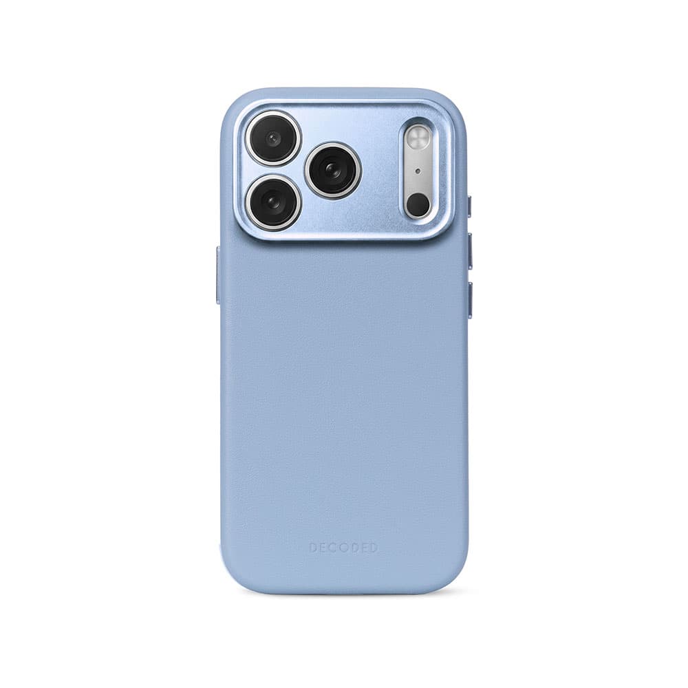 Decoded Leather Backcover - iPhone 18 Pro Max - Sky Blue