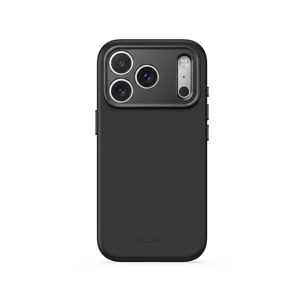 Decoded Silicone Backcover - iPhone 18 Pro Max - Carbon Black