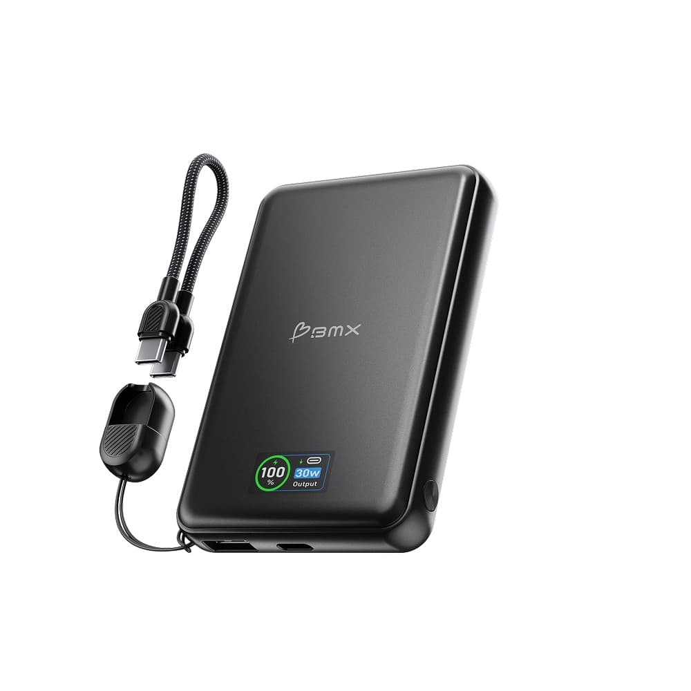BMX SolidSafe SSS Portable Powerbank - 10000mAh - 30W - Black