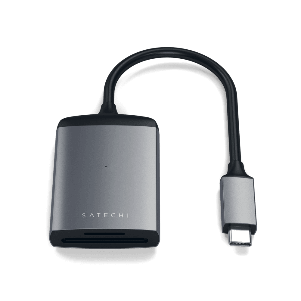 Satechi USB-C to UHS-II Micro/SD Card Reader - Space Gray