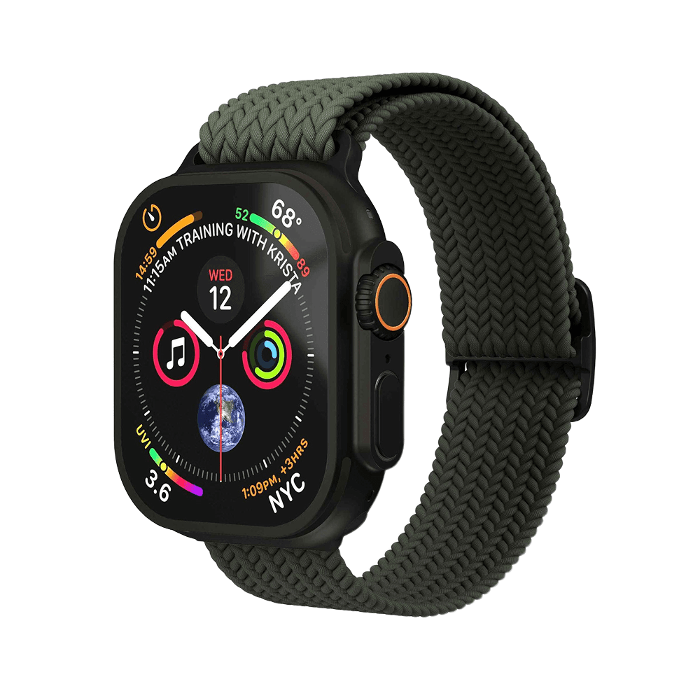 Vonmahlen Woven Loop - 44/45/46/49mm - Black/Olive