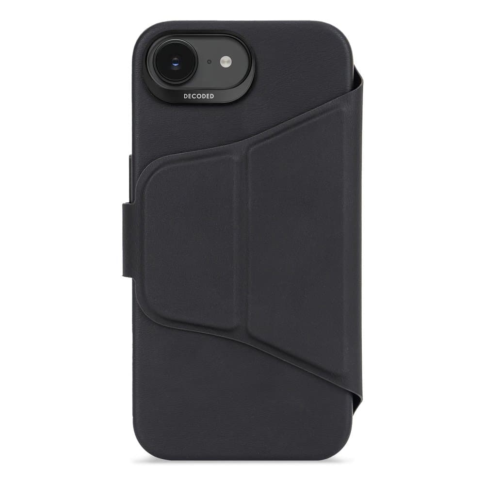 Decoded Drop Protection Magnetic Wallet - iPhone 16e - Black