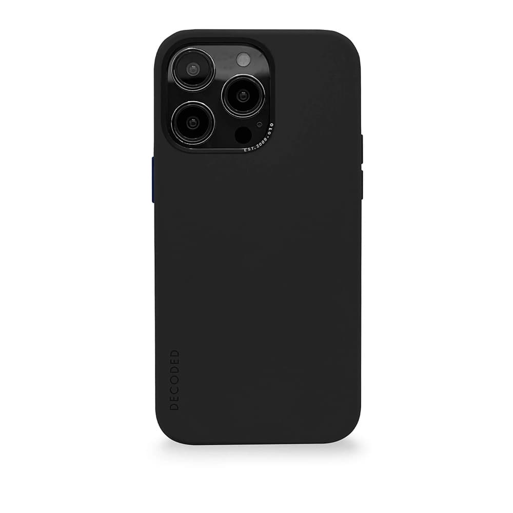 Decoded Anti-Microbial Silicone Backcover - iPhone 14 Pro Max - Charcoal