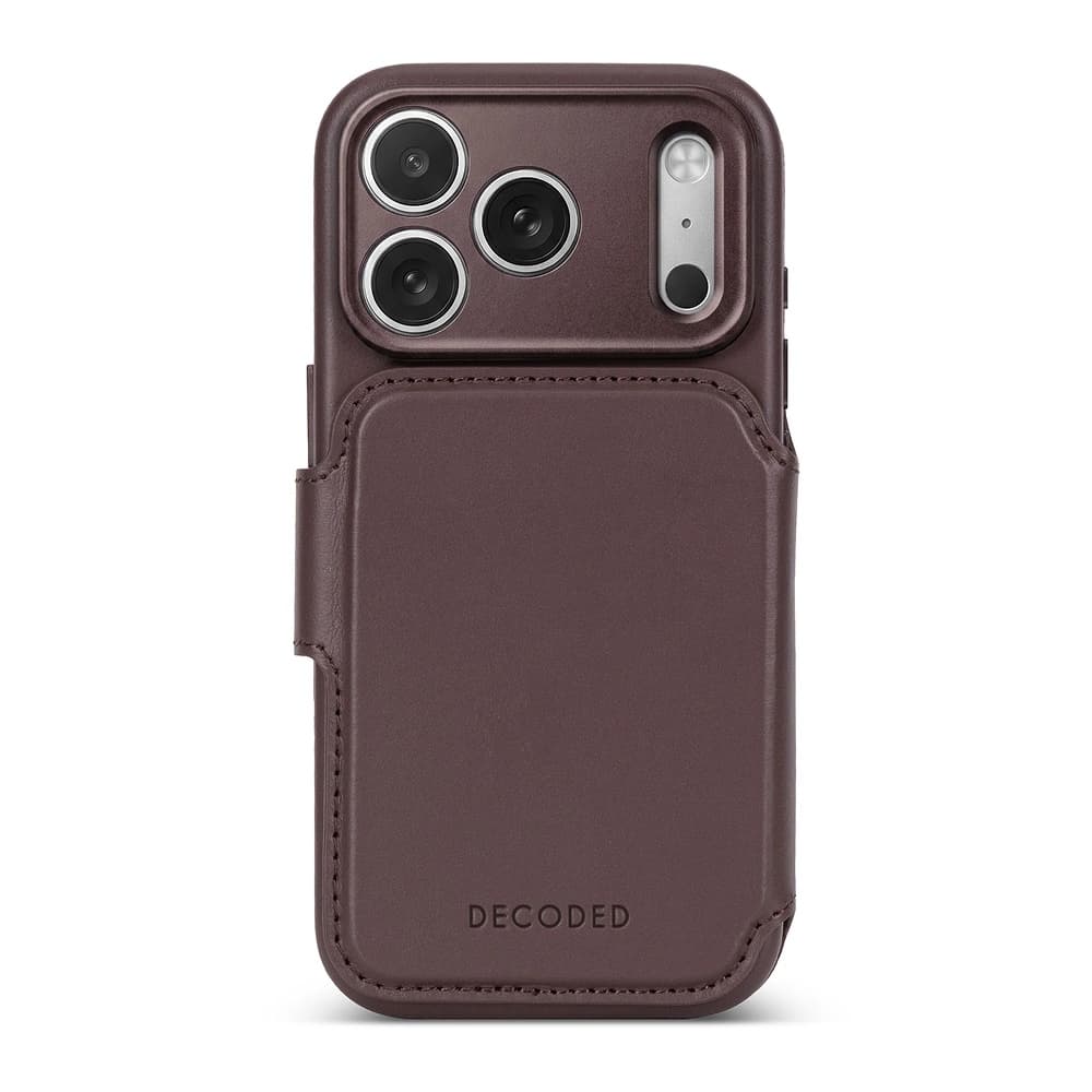 Decoded Leather Detachable Wallet - iPhone 18 Pro - Chocolate Brown