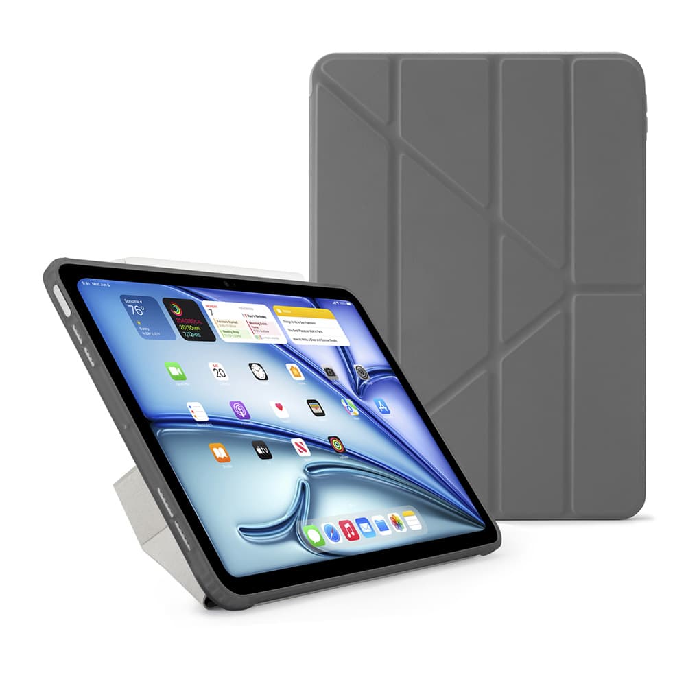 Pipetto Origami Case - iPad Pro 11" (2024-2025) - Grey