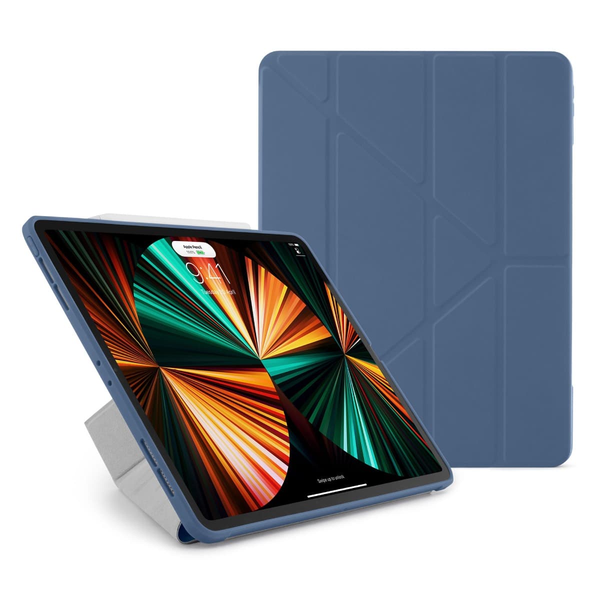 Pipetto Origami No1 Original TPU Case - iPad Pro 12.9" (2018 - 2022) - Navy