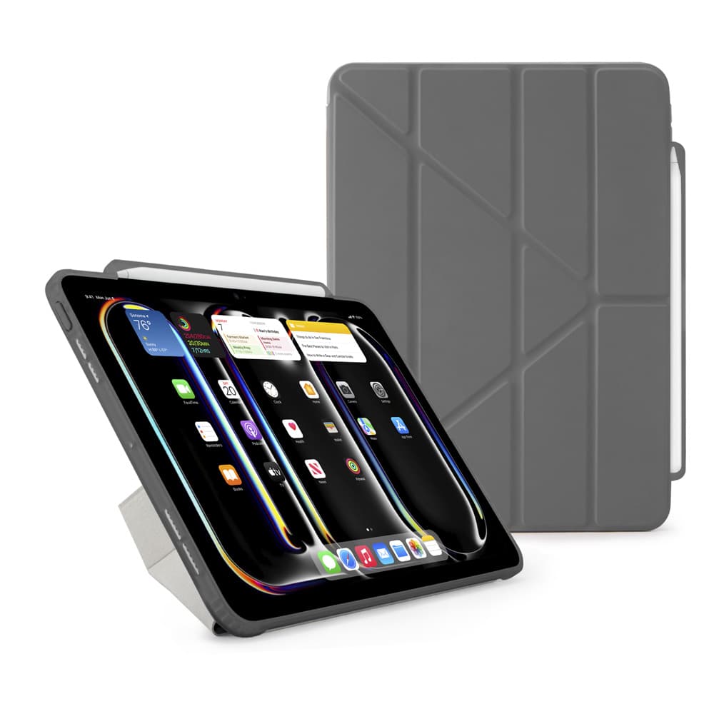 Pipetto Origami Pencil Case - iPad Pro 11" (2024-2025) - Grey