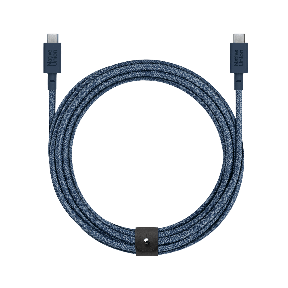 Native Union Belt Cable XL - USB-C - 100W - 3m - Navy