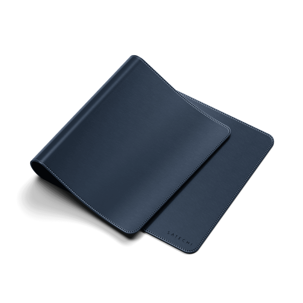 Satechi Premium Vegan Leather Desk Mat - Blue