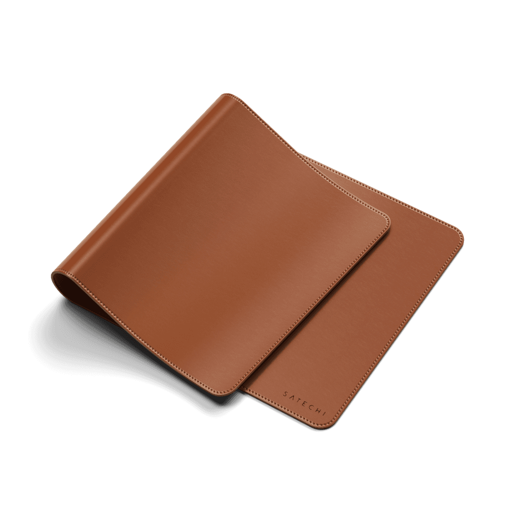 Satechi Premium Vegan Leather Desk Mat - Brown
