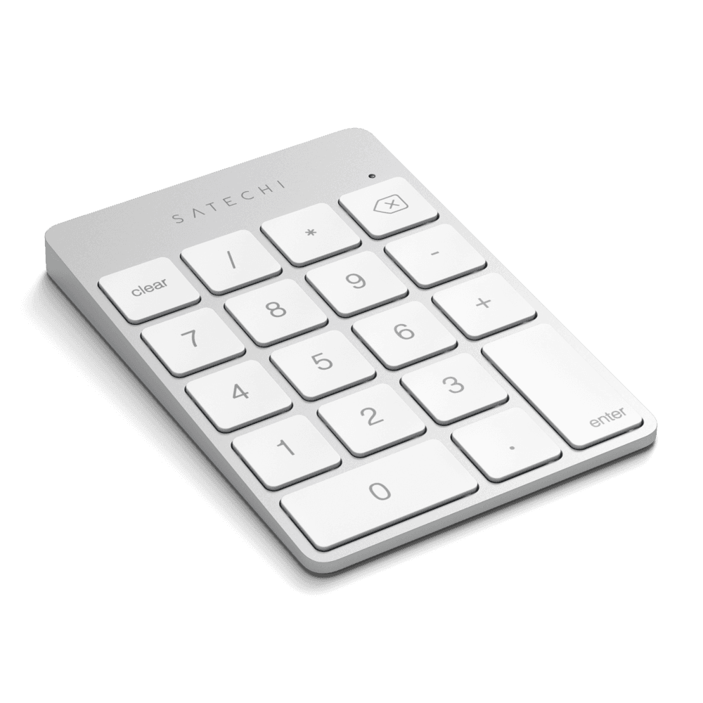 Satechi Slim Wireless Keypad - USB-C - Silver