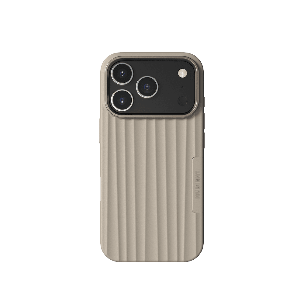 Nudient Bold MagSafe Case - iPhone 17 Pro - Linen Beige