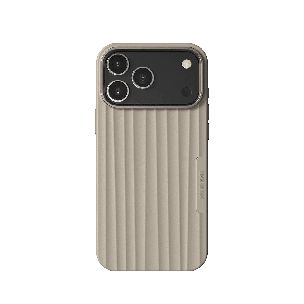 Nudient Bold MagSafe Case - iPhone 17 Pro Max - Linen Beige