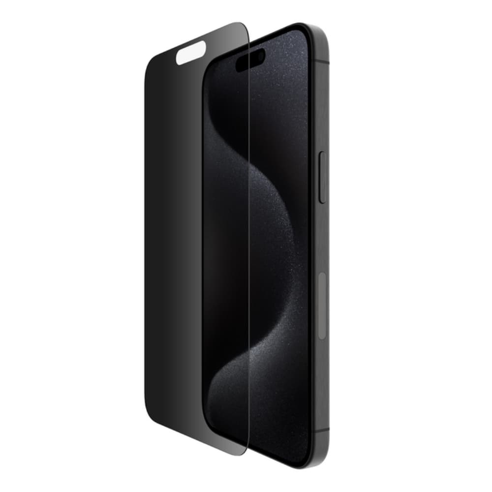 Belkin ScreenForce Pro - InvisiGlass Privacy Anti-Microbial - iPhone 16 Pro Max