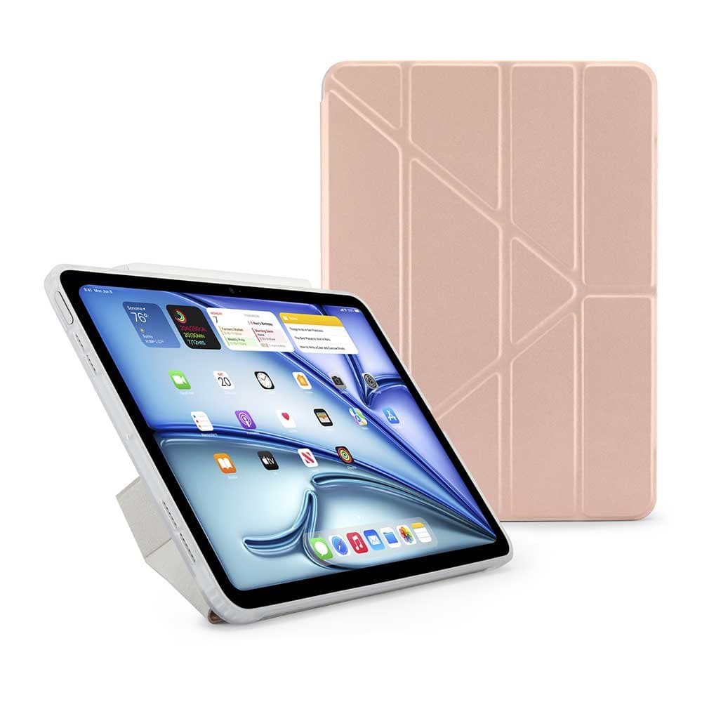 Pipetto Origami Case - iPad Air 13" (2024-2026) - Metallic Pink