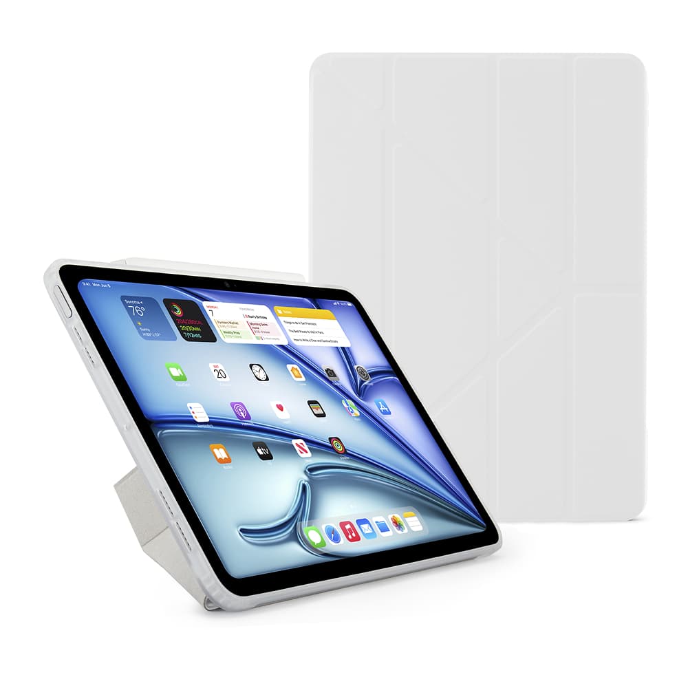 Pipetto Origami Case - iPad Air 10.9" (2020/2022) / iPad Air 11" (2024-2026) - White