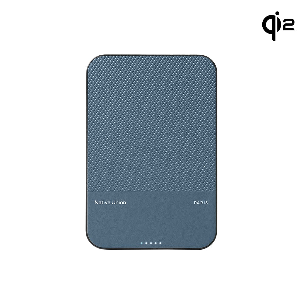 Native Union (Re)Classic Magnetic Powerbank - Qi2 - 5000mAh - Navy