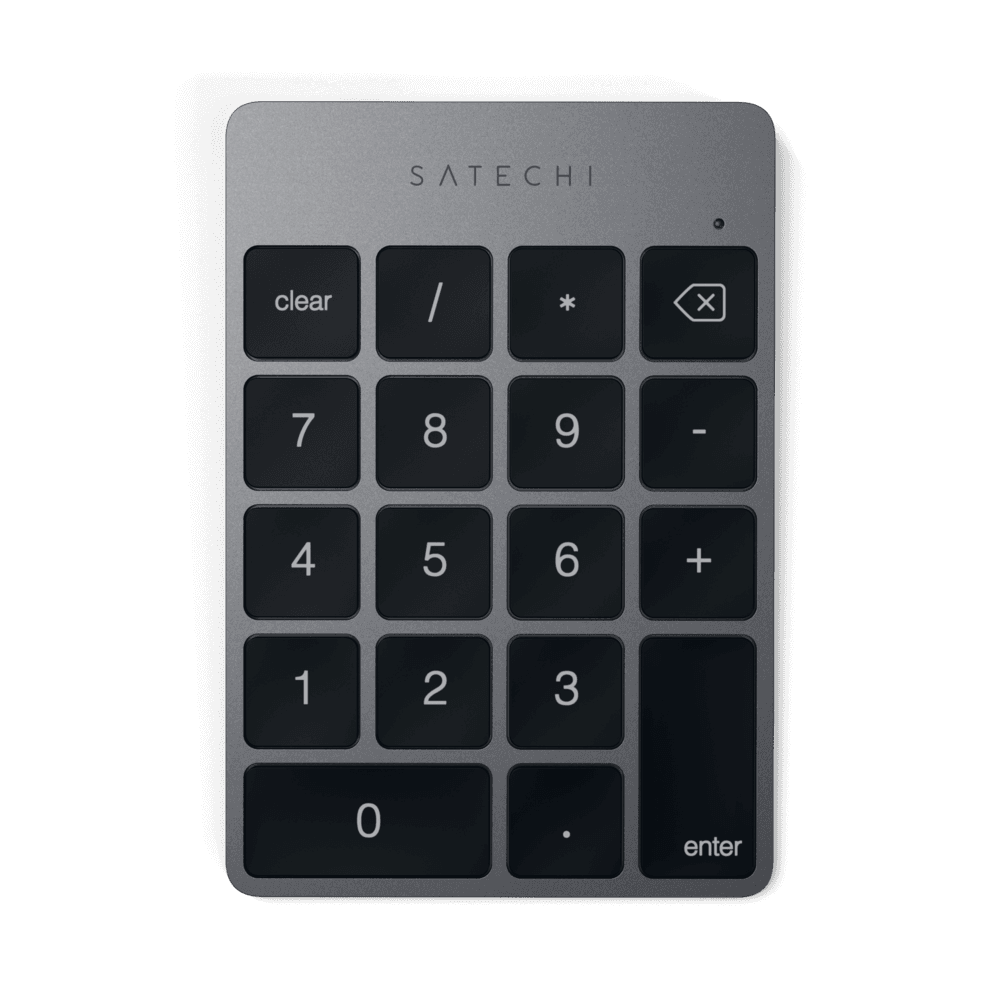 Satechi Slim Wireless Keypad - USB-C - Space Grey