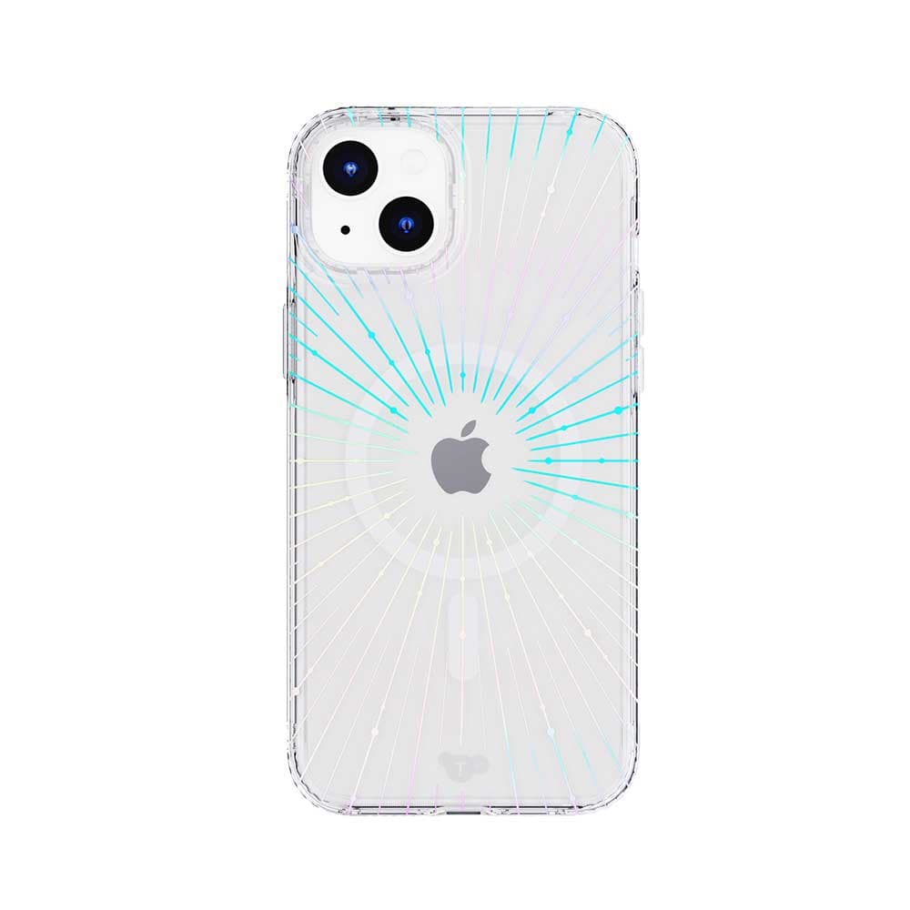 Tech21 Evo Clear MagSafe hoesje - iPhone 15 Plus - glitter
