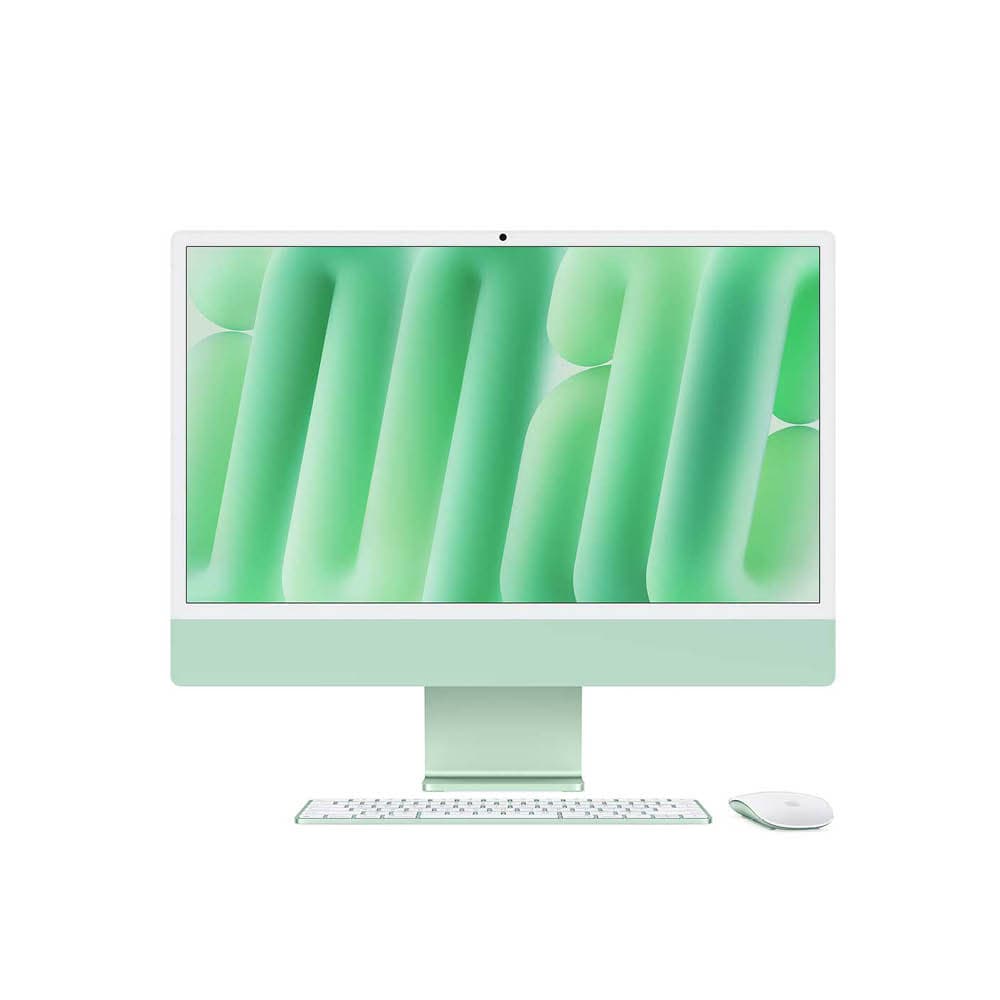 iMac 24" Green - M4 8C-CPU & 8C-GPU - 24GB - 512GB - NO Eth - Mouse - MK