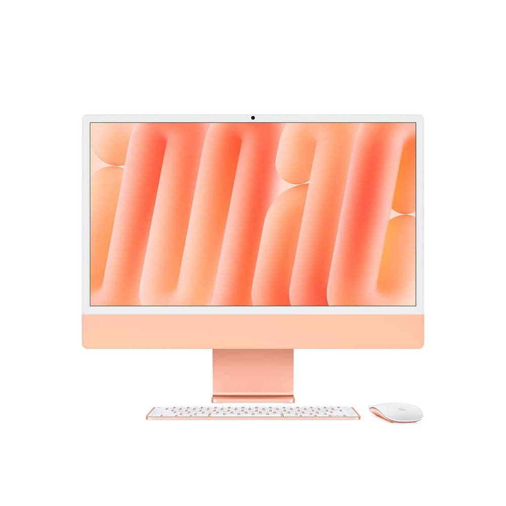 iMac 24" Orange - M4 8C-CPU & 8C-GPU - 16GB - 1TB - NO Eth - Mouse - MK