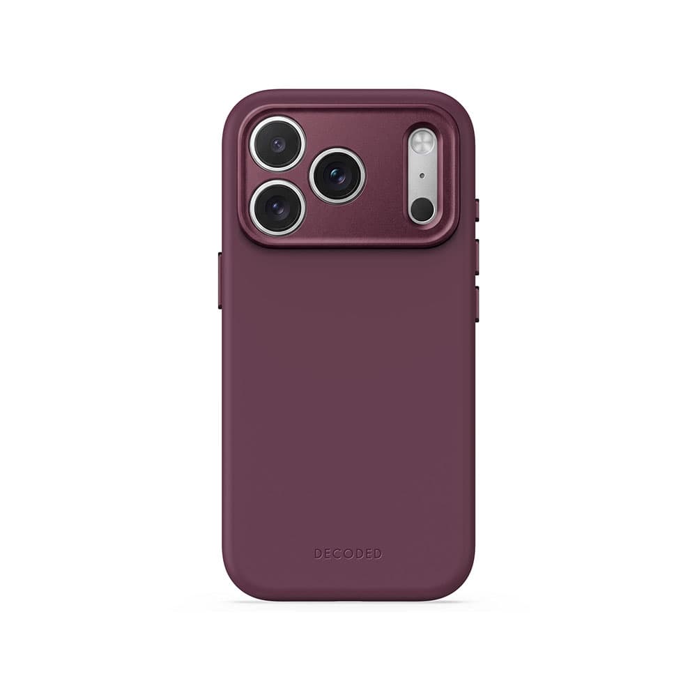 Decoded Silicone Backcover - iPhone 18 Pro Max - Plum