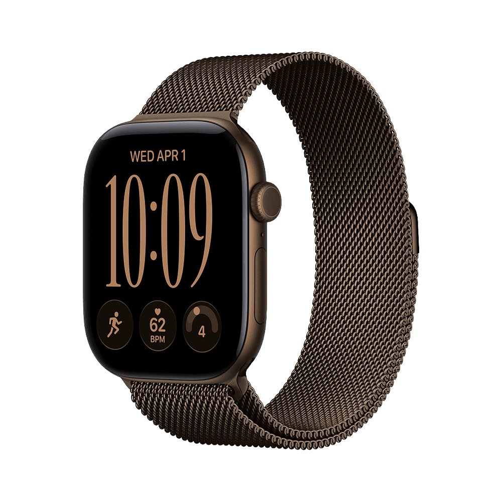 Apple Watch S12 Cellular - 46mm - Dark Bronze Aluminium - Dark Bronze Milanese Loop - M/L