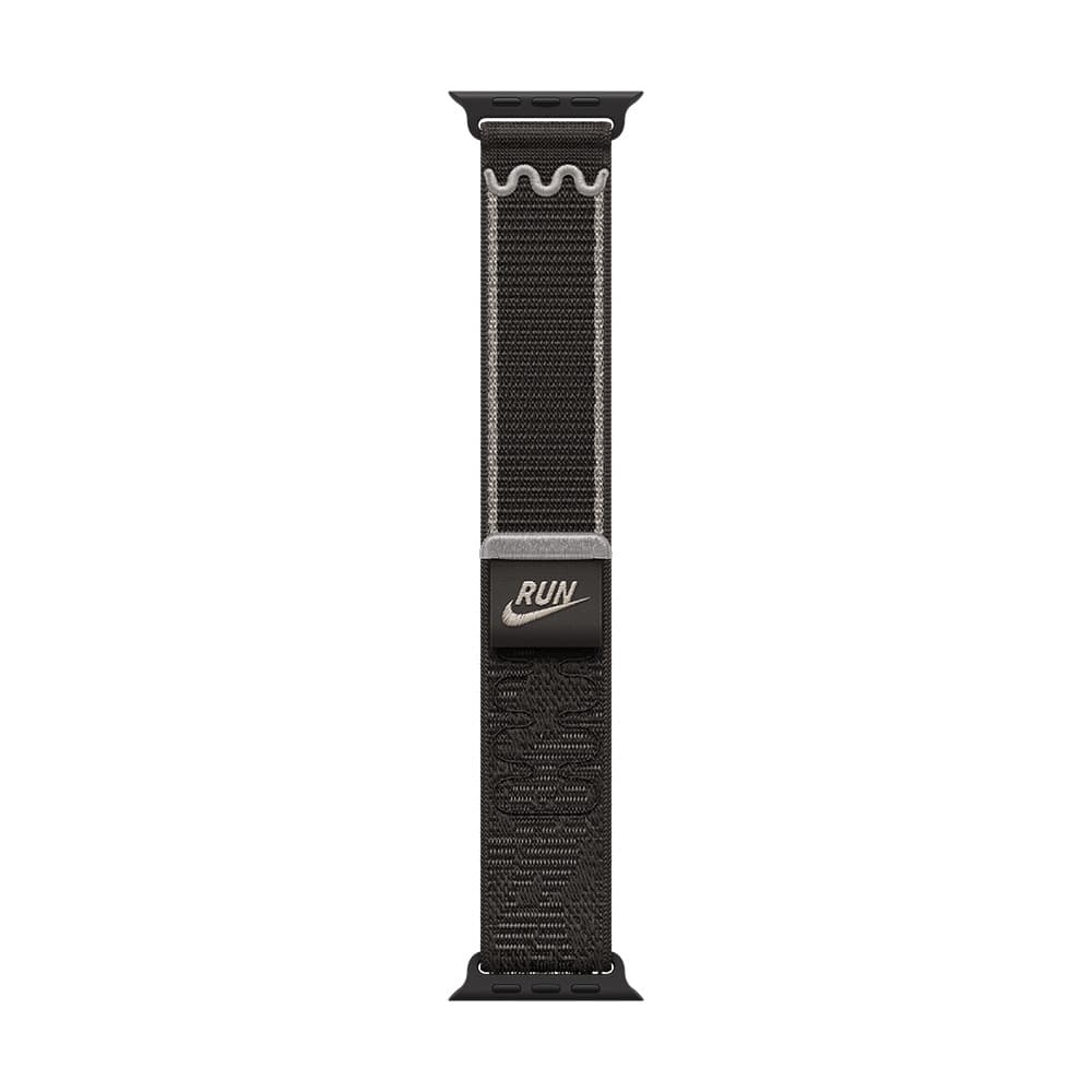 Apple Watch Strap 46mm - After Dark Black - Nike Sport Loop