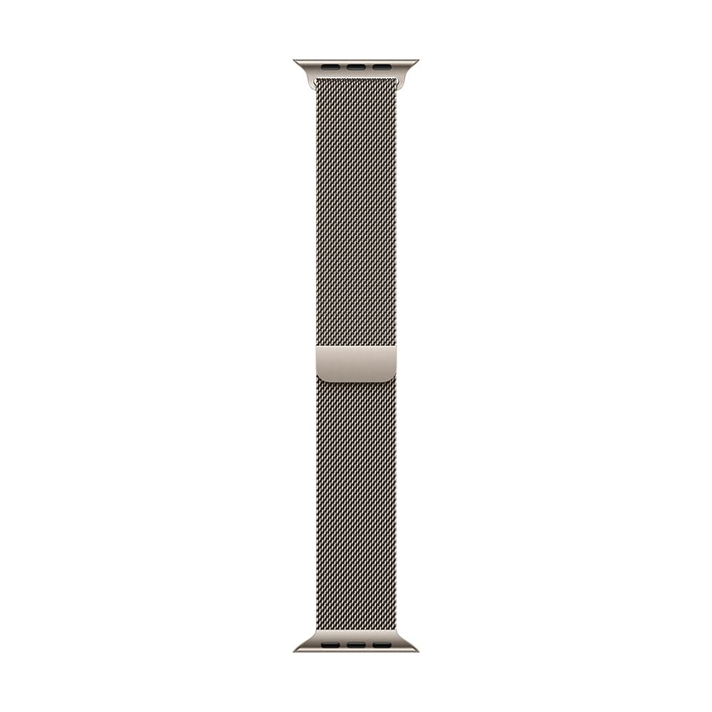 Apple Watch Strap 46mm - Natural - Milanese Loop - S/M