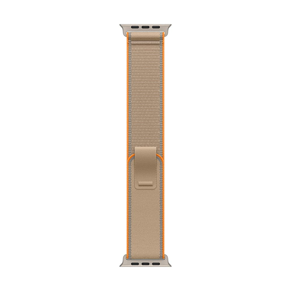 Apple Watch Strap 49mm - Natural Titanium Finish - Sand - Trail Loop - M/L