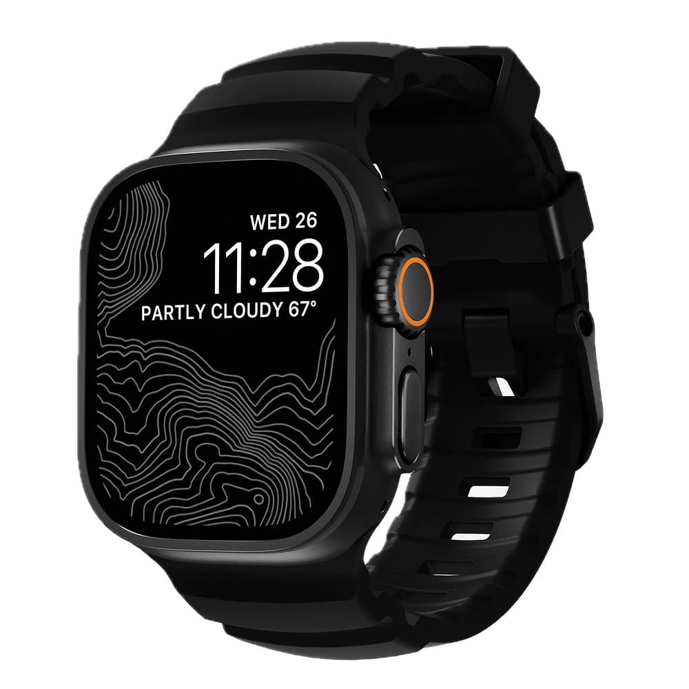 Nomad Rocky Point Band - 42/44/45/49mm - Carbon Black/Black