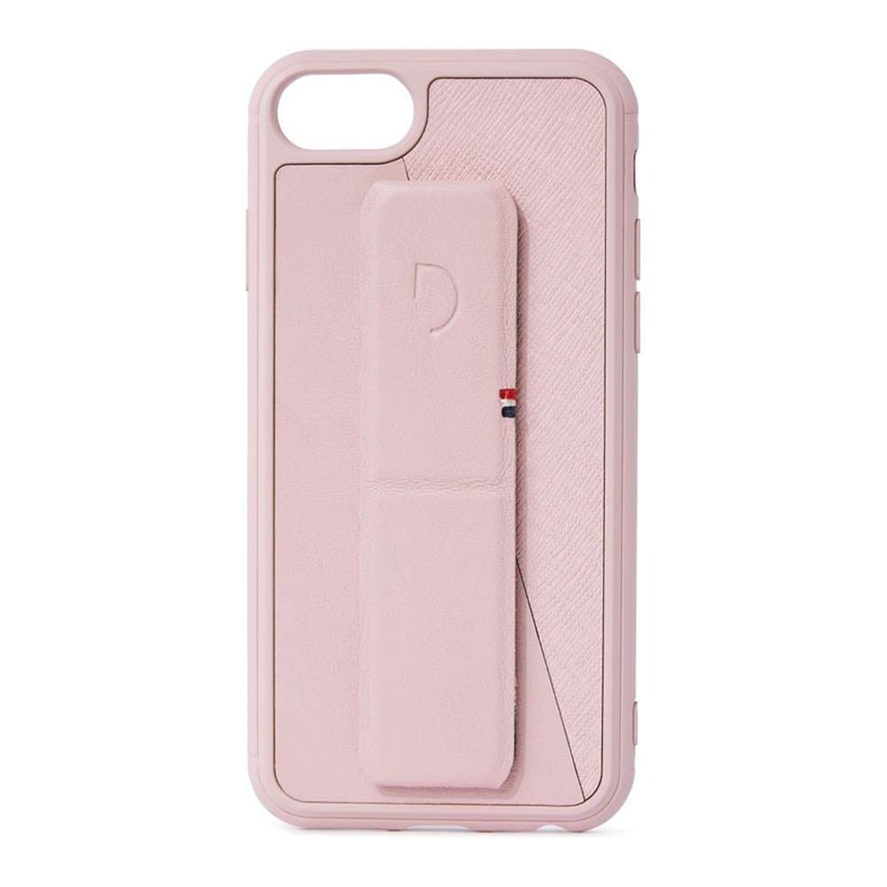 Decoded Dual Leather Stand Case - iPhone 6/7/8/SE(2020/2022) - Silver Pink