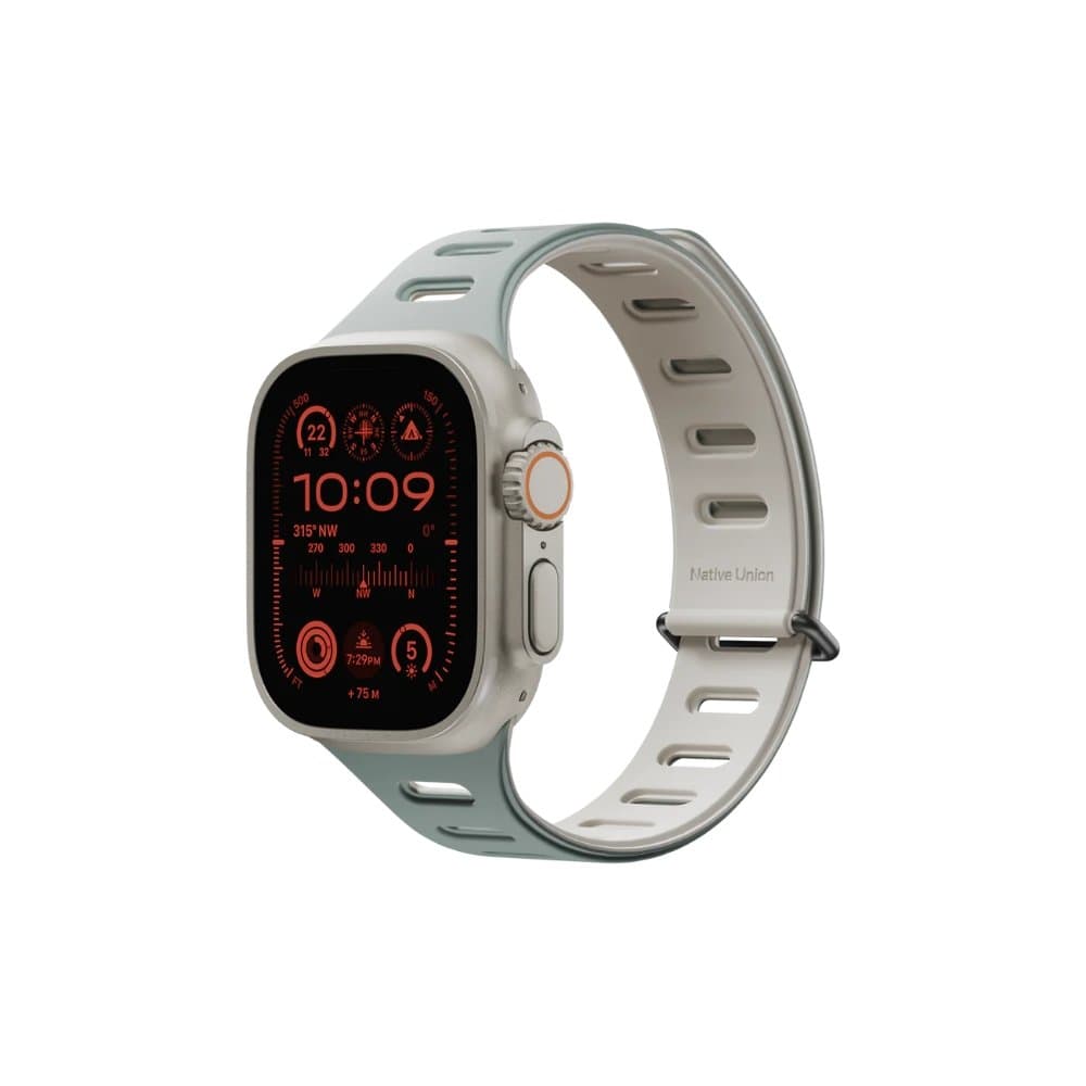 Native Union Active Magnetic Watch Band - 42/44/45/49mm - Slate Green/Sandstone