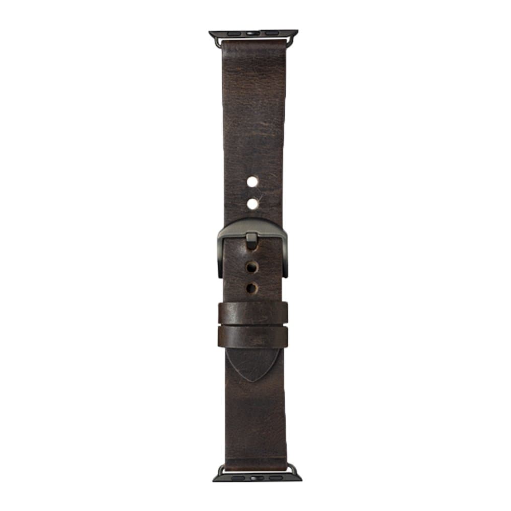 dbramante1928 Bormholm - Watch Strap 42/44mm - Dark Brown/Space Grey