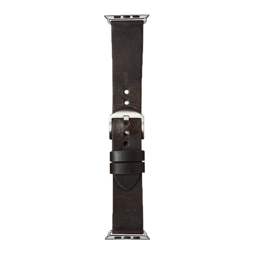 dbramante1928 Bormholm - Watch Strap 42/44mm - Dark Brown/Silver