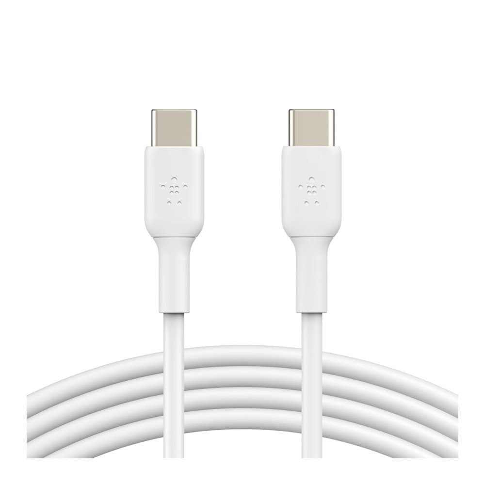 Belkin PVC USB-C-naar-USB-C-kabel (1 meter) - wit