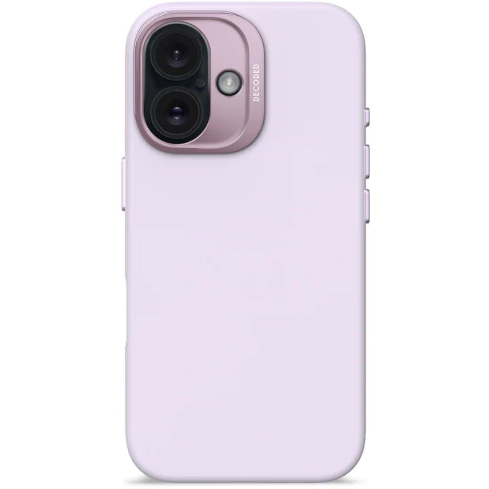 Decoded Anti-Microbial Silicone Backcover - iPhone 16 - Lavender