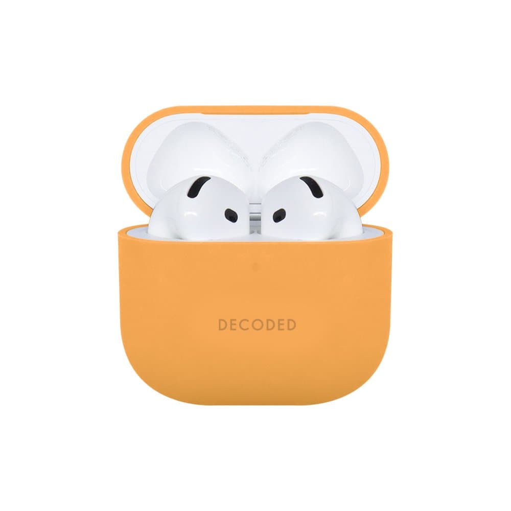 Decoded Silicone AirCase - AirPods 4 (2024) - Amac 20y edition - Marigold