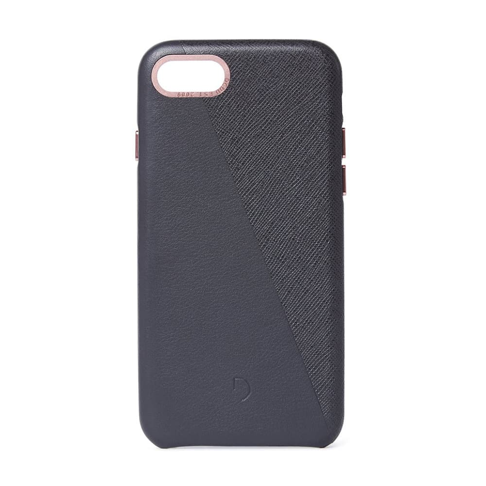 Decoded Dual Leather Backcover - iPhone 6/7/8/SE(2020/2022) - Antracite
