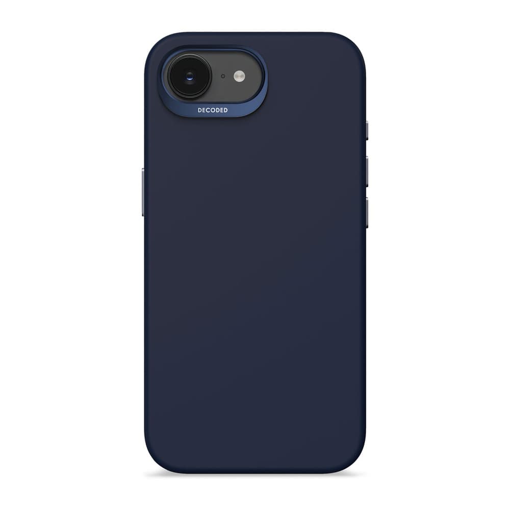 Decoded Silicone Backcover - iPhone 16e - Navy