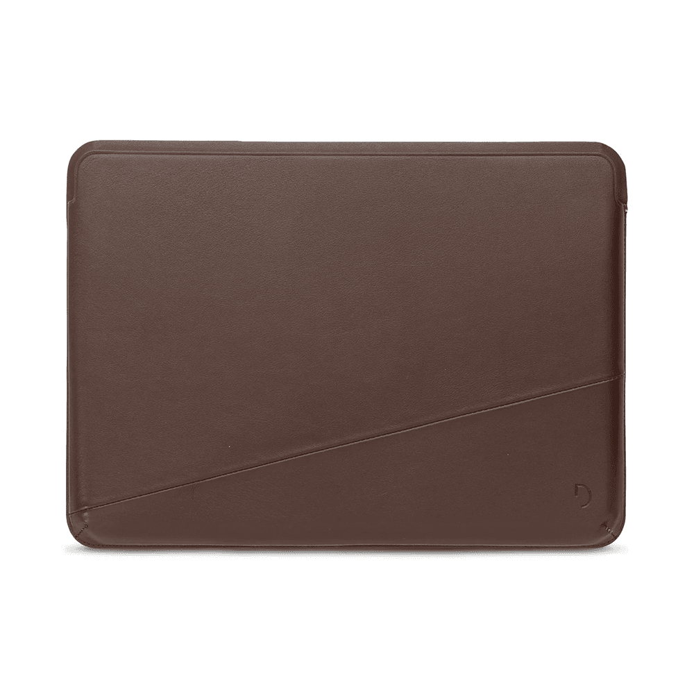 Decoded Leather Frame Sleeve - MacBook Pro 15/16" (2021-2026) - Chocolate Brown