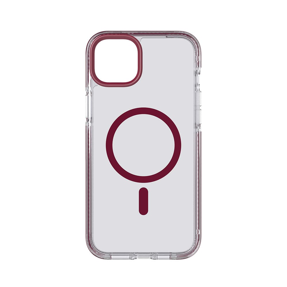 Tech21 Evo Crystal w/MagSafe - iPhone 14 Plus - Burgundy